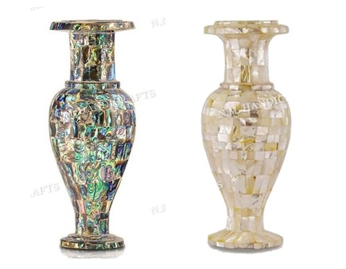 Paire vase coquille - de,
