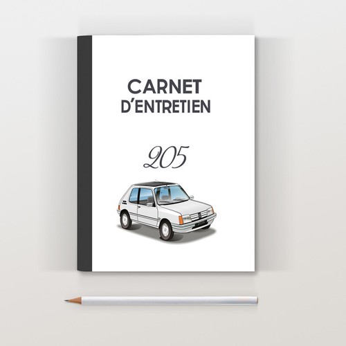 Carnet entretien peugeot 205 - carnet,
