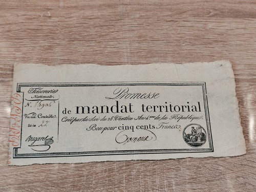 Billet promesse mandat - billet, de
