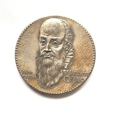 Médaille Argent Notariat Français Caisse des Dépôt Jacques Cujas 1975