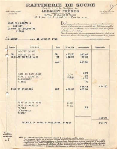 1928 raffinerie sucre - de,
