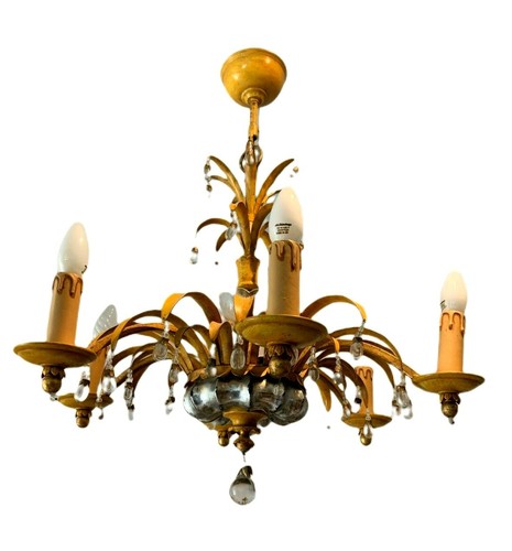 Lustre verre tôle - lustre, en