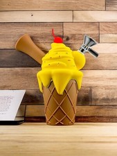 Bong Ice Cream 18cm Jaune