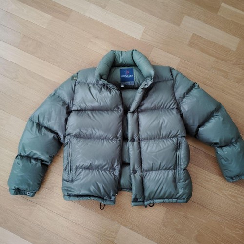 Moncler blue tag down jacket - tag,