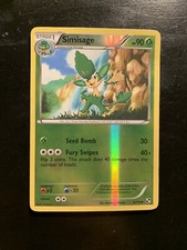 Pokemon Simisage 8/114 Black &