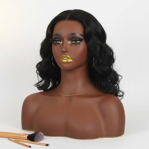 Tête mannequin noire - tête, de