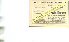 Carte visite Pub Hôtel