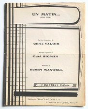 Partition sheet music RICHARD