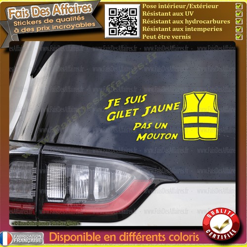 Sticker autocollant suis - sticker,