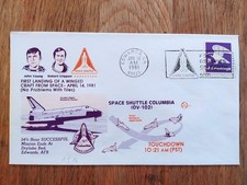 Enveloppe USA Espace Young - Crippen pilot Nasa flight research center 1981