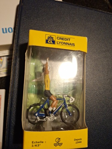 Figurine métal cycliste - figurine,
