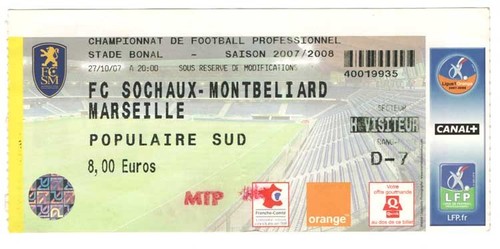 Billet place om - billet, olympique