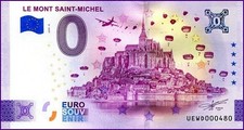 UEWD / LE MONT SAINT-MICHEL / BILLET 0 € / NULL EURO-SCHEIN / 0 € 2025-6