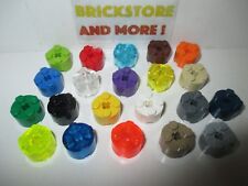 Lego -Brick Brique Ronde Round 2x2 Axle Hole 3941 - Choose Color and Quantity