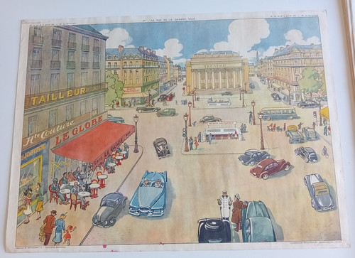 Affiche scolaire cite - scolaire, la
