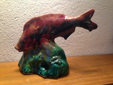 superbe poisson décoratif en céramique vintage an 60 70 type vallauris