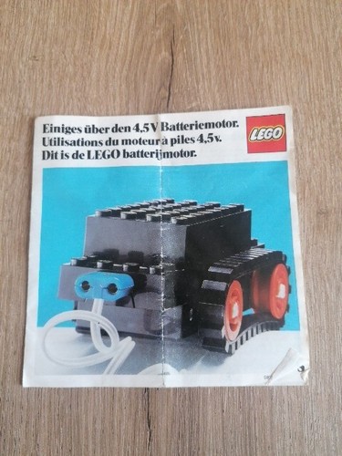 Notice seul lego vintage - seul,