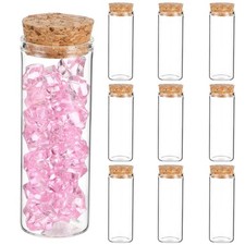  10 Pcs Test Tubes Glass Vials