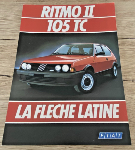 Rare brochure vente fiat - de,