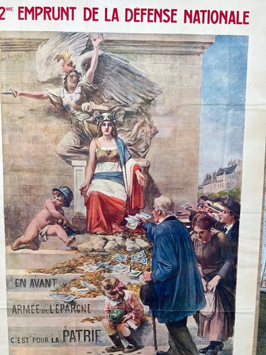 Affiche emprunt wwi - emprunt, défense