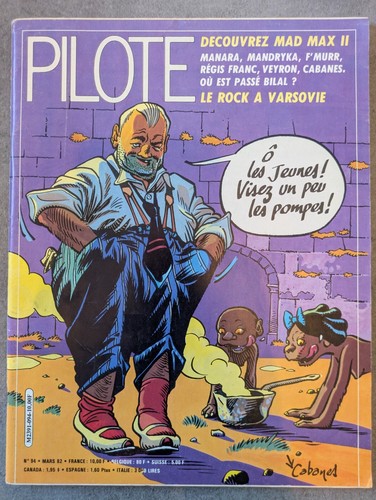 Magazine pilote mensuel 1982 - magazine,