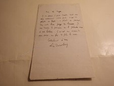 1890.Leon Durocher (Maxime Maufra à Lannion.lettre autographe).