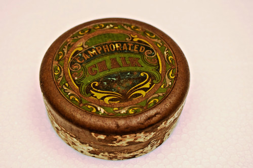 Boîte ronde médicale - ronde, vintage