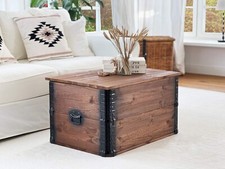 Coffre Table Basse En Bois