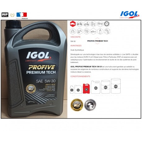 Huile moteur igol profive - huile,