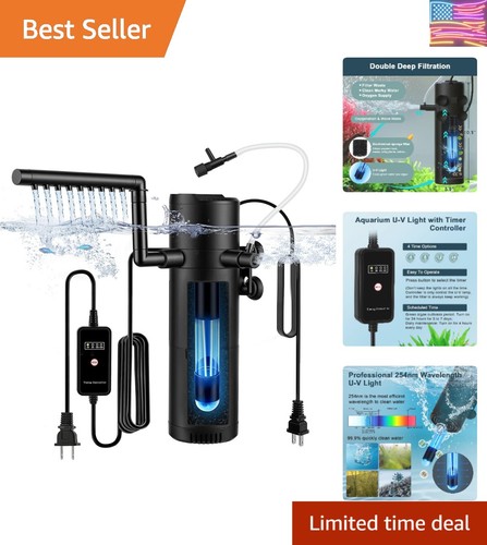 Aquarium filter with - aquarium, uv