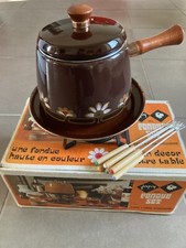 Service Fondue Bourguignonne JAPY Vintage Et 6 Fourchettes Dans Sa Boîte