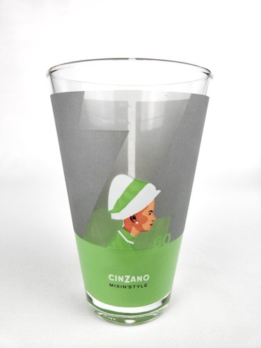 Verre cinzano mixin style - cinzano, mixin'style