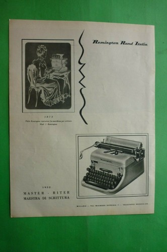 Remington rand italia machine - remington,