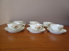 6 tasses à Thé  & sous