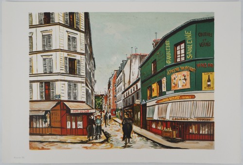 Maurice utrillo rue - maurice,