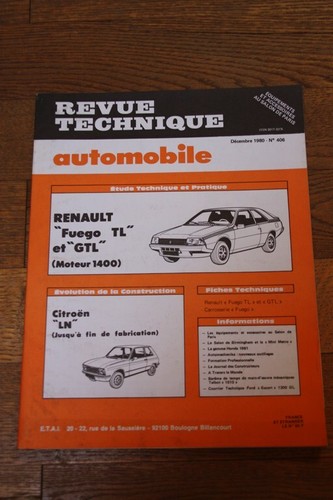 Revue technique automobile - revue,
