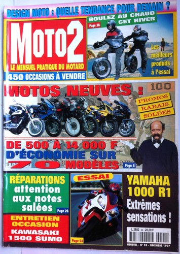 Moto 12 1997 essai - moto, n°94