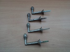 2 paires d' embrasses, Accessoires Rideaux métal/Bronze Vintage - 5,3 cm.