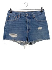 LEVI’S Short en jean Dames Pantalon court T EU 40 bleu style décontracté