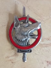 insigne / Brevet Certificat Technique Maitre-Chien - Argenté - DRAGO MLV