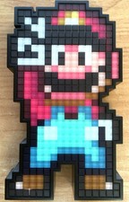 LAMPE PIXEL ART OFFICIEL PIXEL PALS PDP SUPER MARIO WORLD MARIO 2017 FONCTIONNE