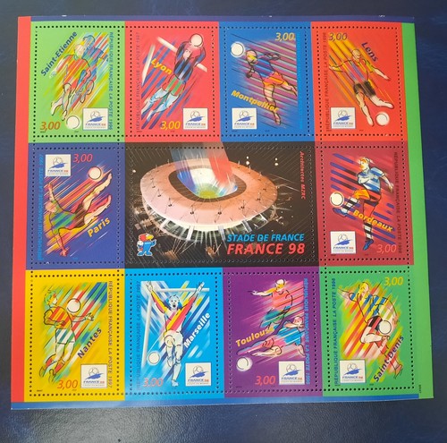 Bloc timbres france - bloc, 1998