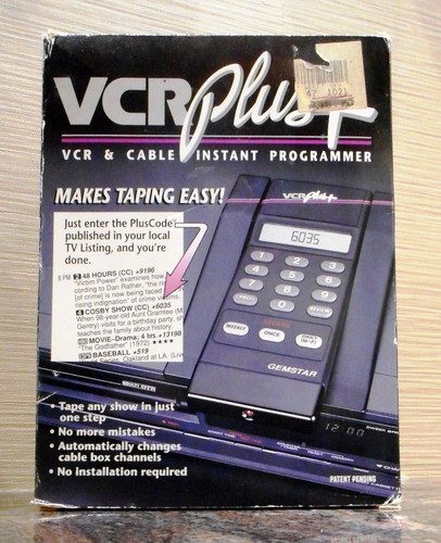 Vcr plus universal instant - plus+,