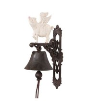 CLOCHE de porte en fonte