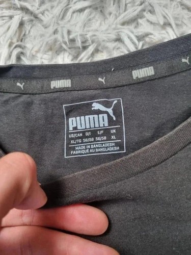 Shirt vintage puma noir logo - vintage,