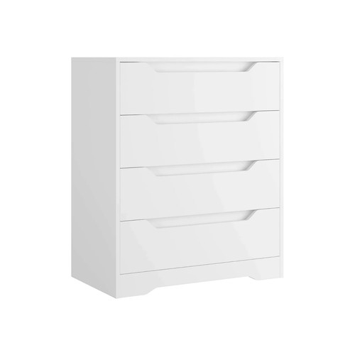 Drawer dresser wood - 4-drawer,