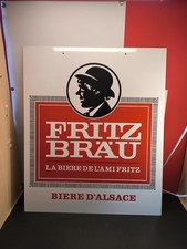 Plaque Publicitaire Plexiglas Bière Fritz Brau Saverne