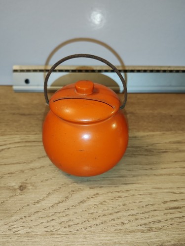 Ancienne tirelire bois art - en,