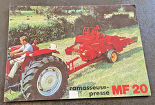 Notice publicitaire Ramasseuse