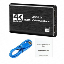 Carte d'acquisition vidéo 4K USB 3.0, enregistreur vidéo HD 1080P compatible HDM